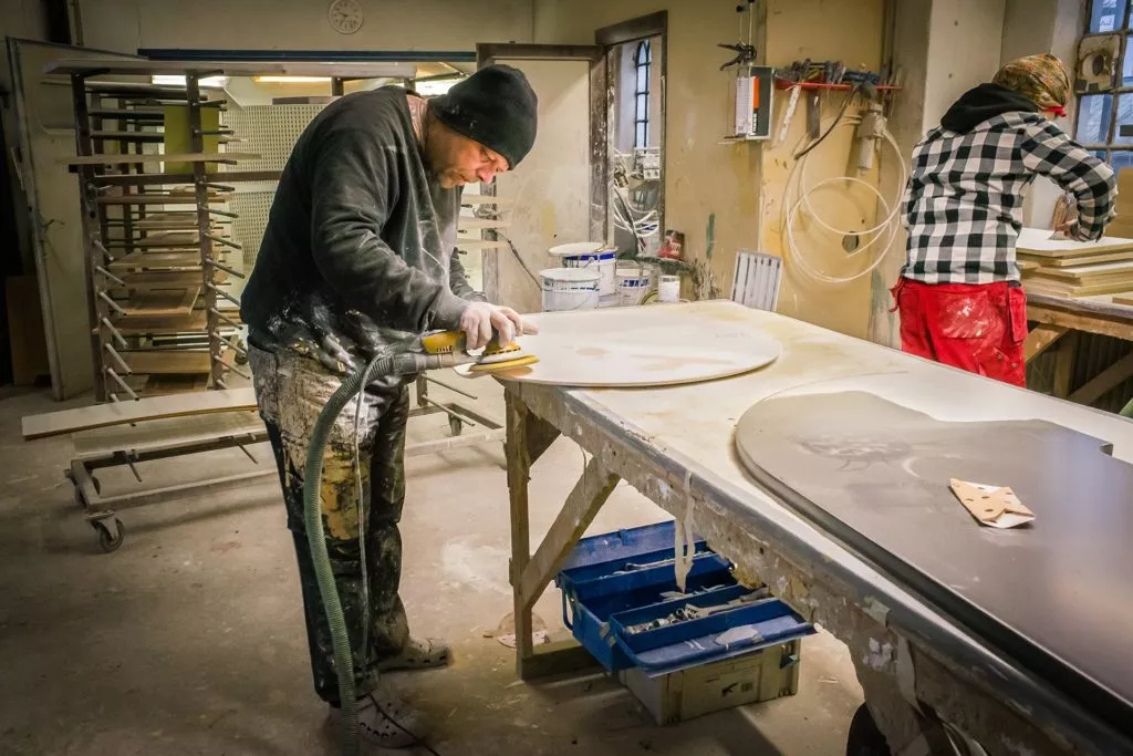 Köksluckor grundslipning