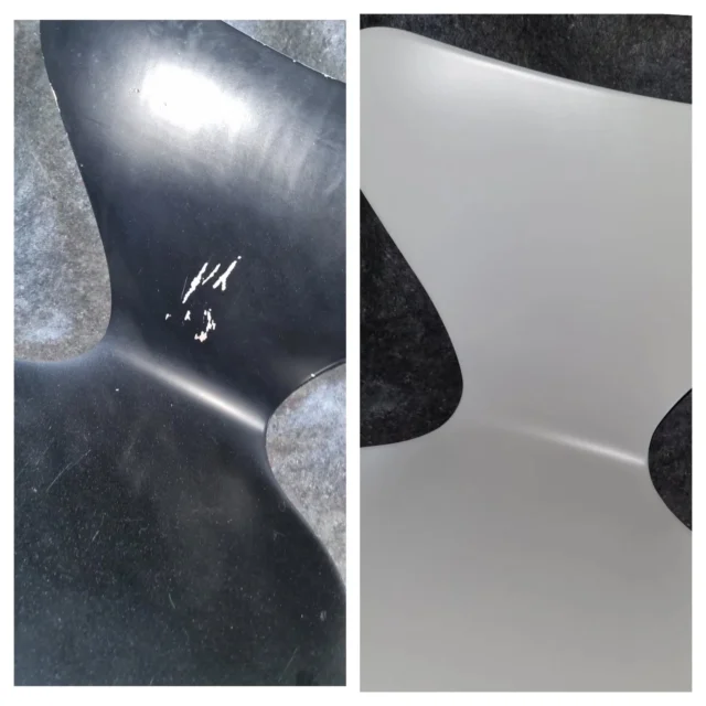 Dom flesta sjuan och myran går att få fina igen. 
#sprutlackamöbler
#arendalainredningslackering
#sprutlackering🔫
#sjuanstol
www.arendala.se