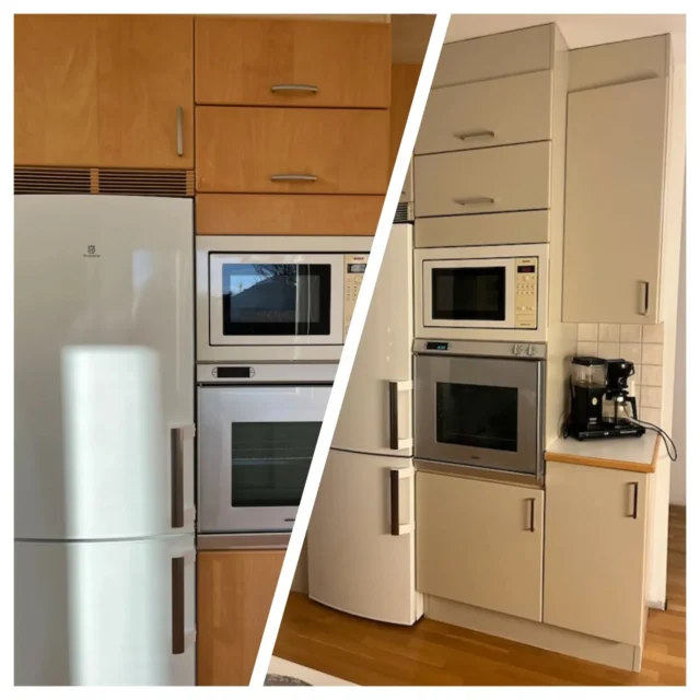 #arendalainredningslackering 
#renoverakök #sprutlackeradeköksluckor #sprutlackering🔫 

www.arendala.se 
0733-300395